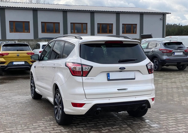 Ford Kuga cena 72200 przebieg: 58517, rok produkcji 2019 z Golczewo małe 352